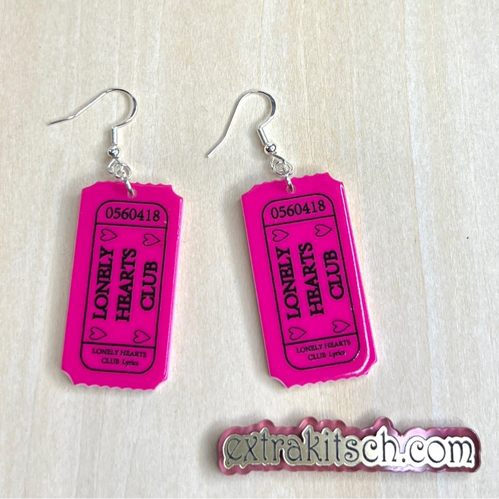 Lonely Hearts Club Earrings for Galentines / Valentines / Palentines